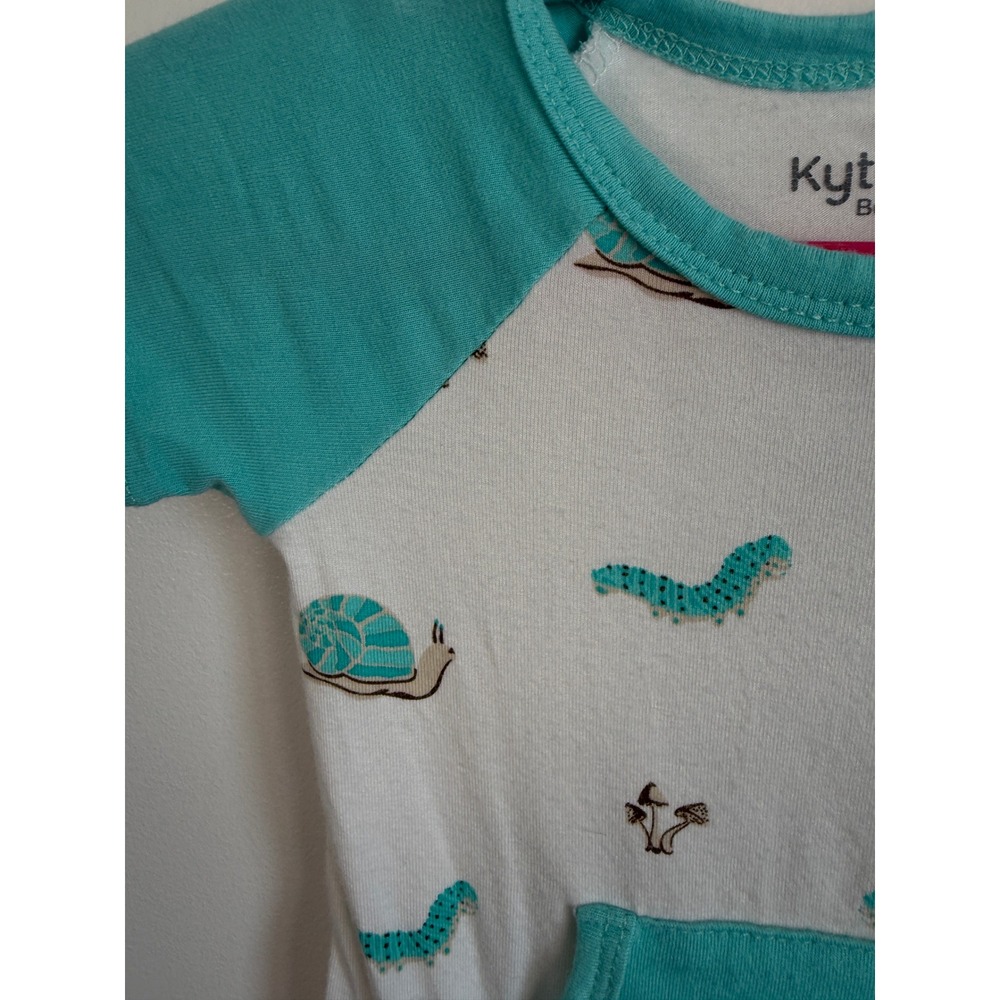 Kyte Baby Crawl Bamboo Shortall Romper 3-6 Months - Picture 2 of 6